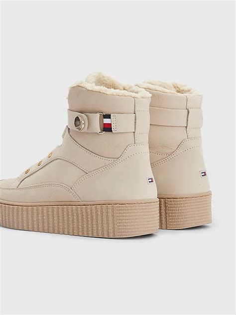 tommy hilfiger lace up boots